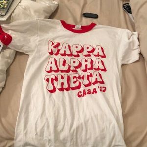 Kappa Alpha Theta ringer tee